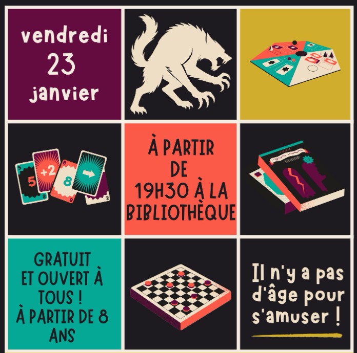 Soirée jeux de société