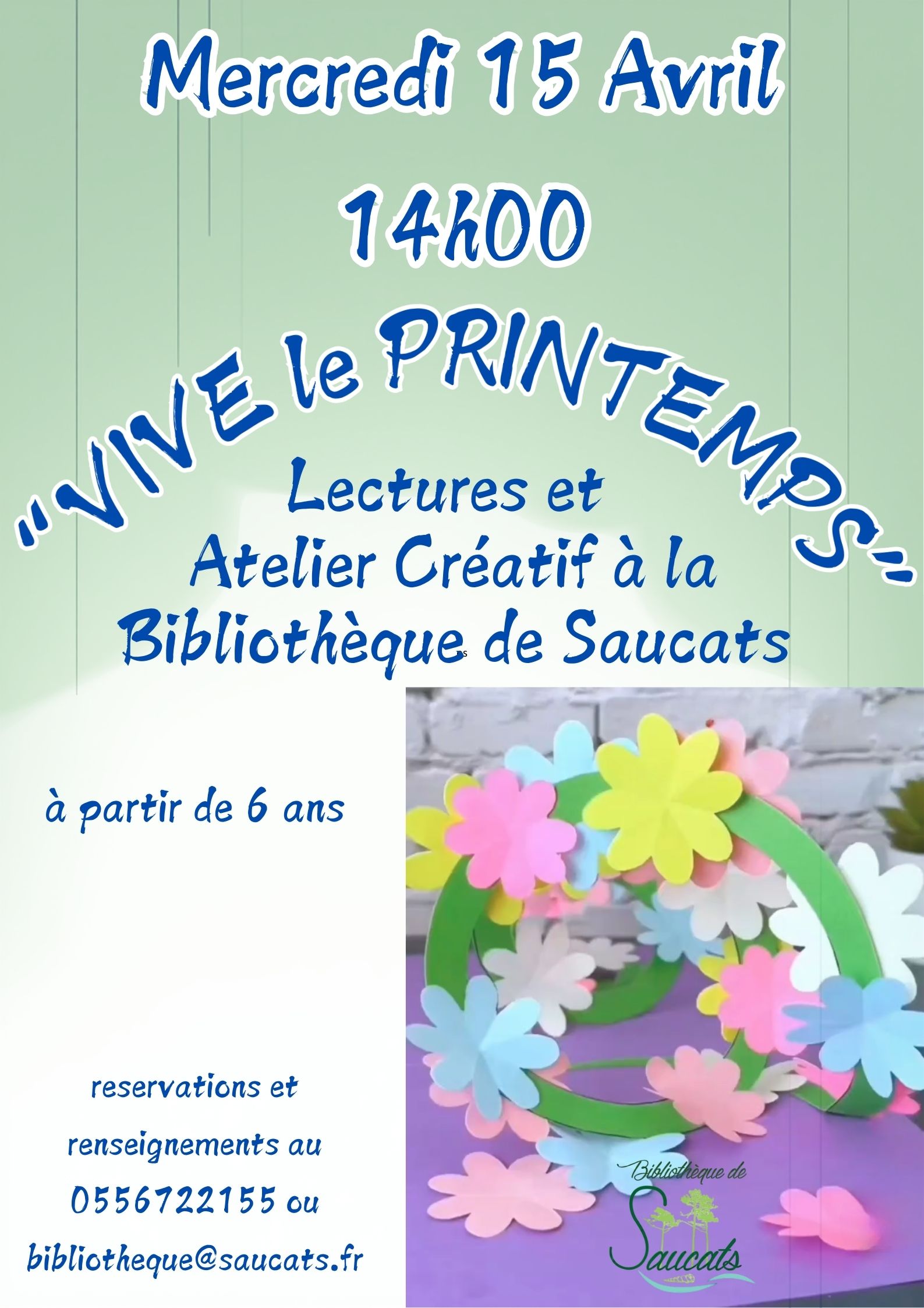 Lectures et atelier créatif