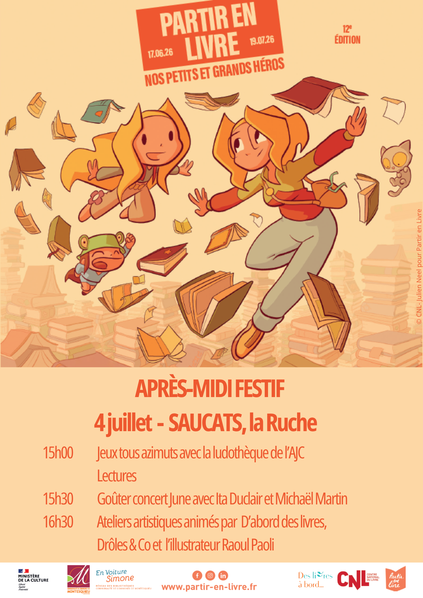 Partir en livre